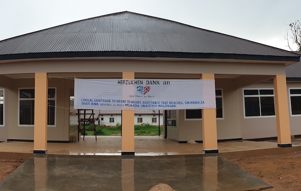 1. Bauabschnitt in Kabanga ist abgeschlossen