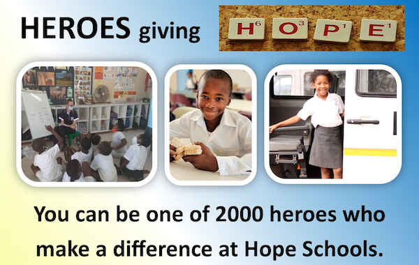 Neues Programm: Heroes Giving Hope