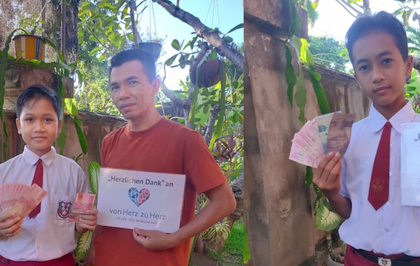 Ausbildungsförderung für Kadek und Rizky